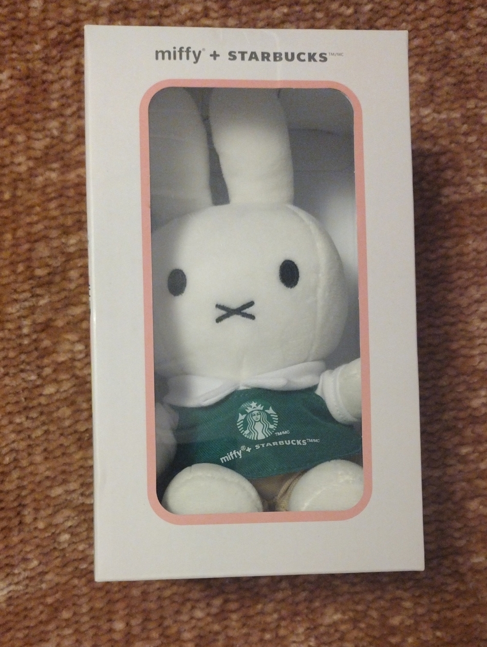 Miffy x Starbucks Plush Bunny - White with Green Apron